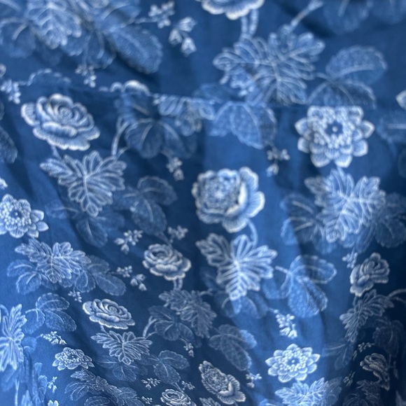 INTERMIX SONYA PRINT DRESS FLORAL V NECK BELL SLEEVE (D10) - Picture 7 of 11